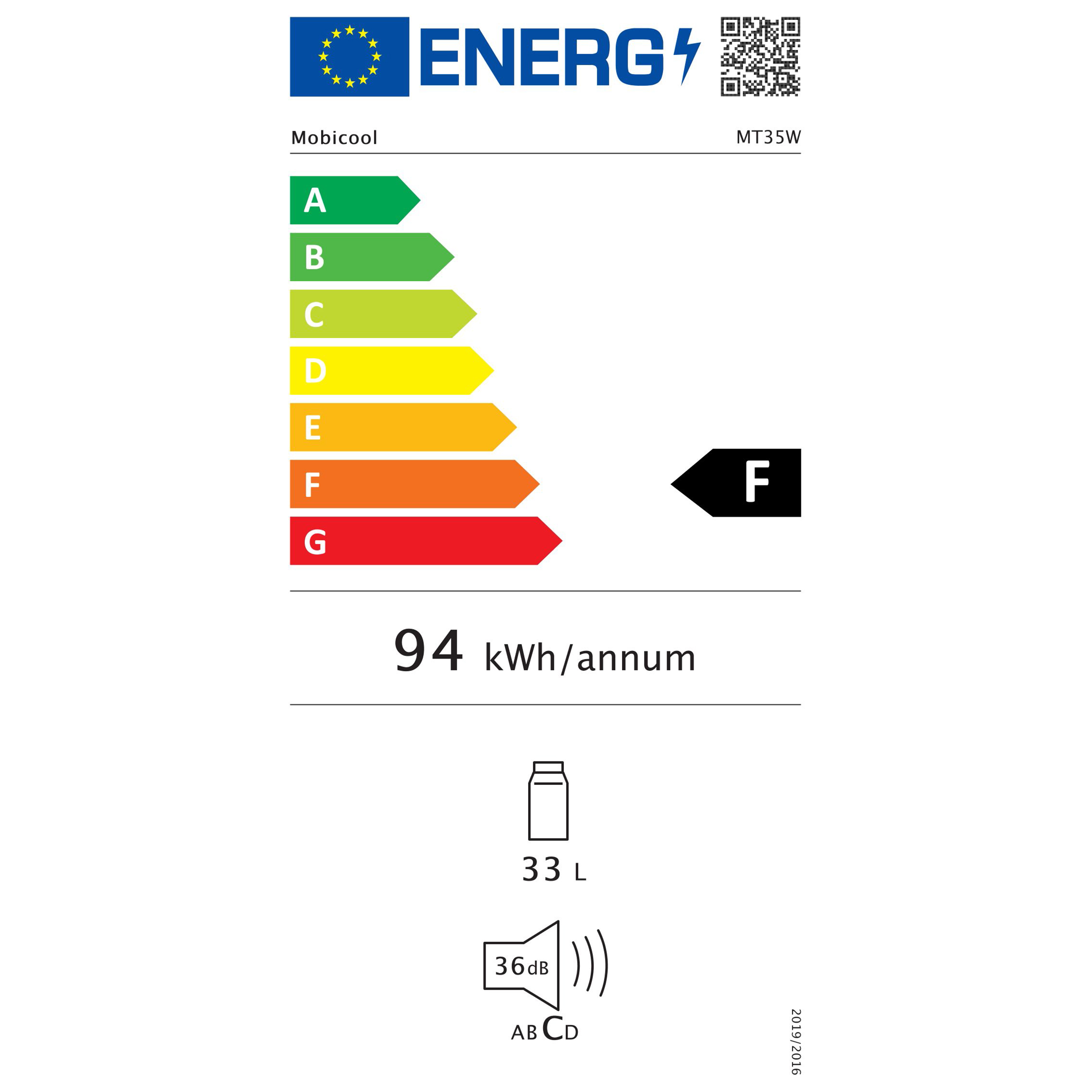 Mobicool W35 - Glacière-réchaud thermoélectrique de 34 l, 12/110 V