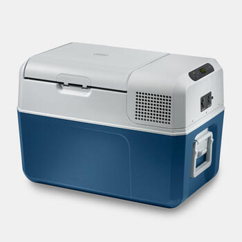 Mobicool MCF32 - 31 升压缩机冷藏箱，蓝色/灰色 – 12/24 V 直流电 / 100–240 V 交流电