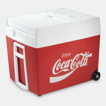 Coca-Cola MT48W - Thermoelektrische 48 l-Kühlbox, Coca-Cola®-Look – 12/230 V