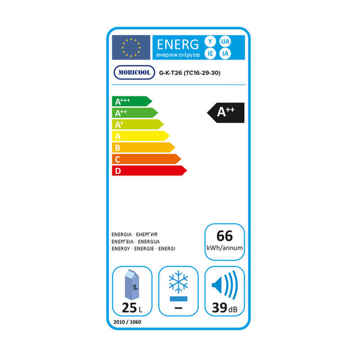 Mobicool T26 Ac Dc 25 L Thermoelectric Cool Box Metallic Blue