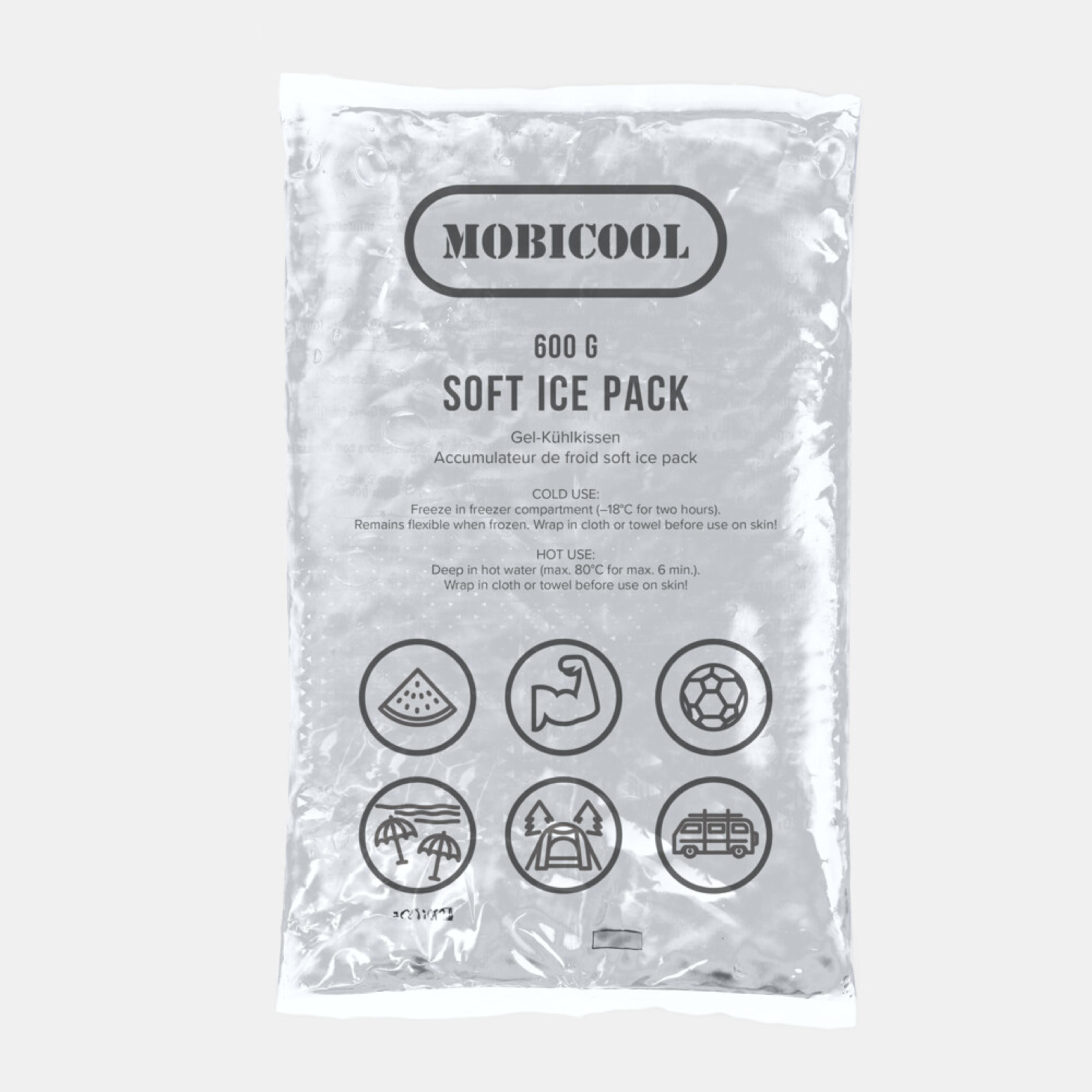 Mobicool Soft Ice Pack 600 - Elastisches Kühlkissen 600 g, zum Gefrieren geeignet